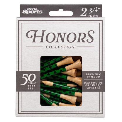 Pride Sports Honors Collection - 70mm Bamboo Golf Tees - Shamrock