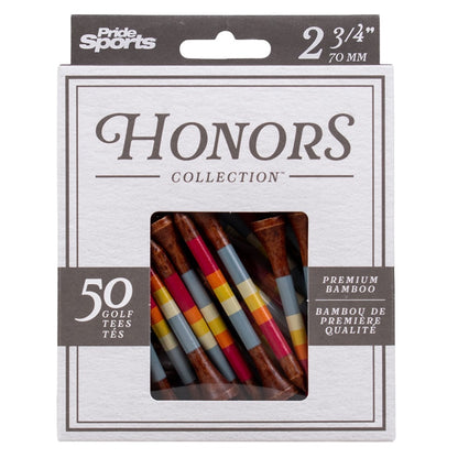 Pride Sports Honors Collection - 70mm Bamboo Golf Tees - Sunset Gradient