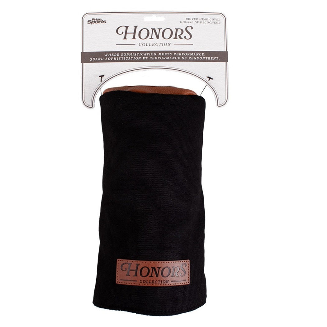 Pride Sports Honors Collection Canvas Golf Headcovers - Barrel Driver Black