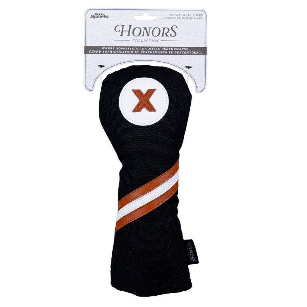 Pride Sports Honors Collection Canvas Golf Headcovers - Traditional Fairway Black