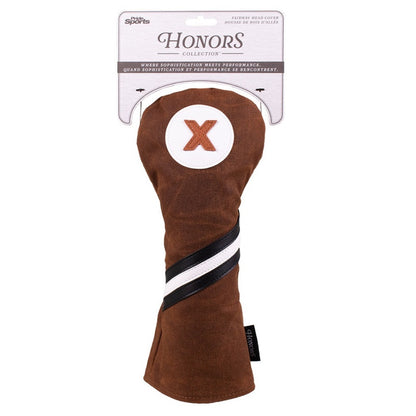 Pride Sports Honors Collection Canvas Golf Headcovers - Traditional Fairway Brown