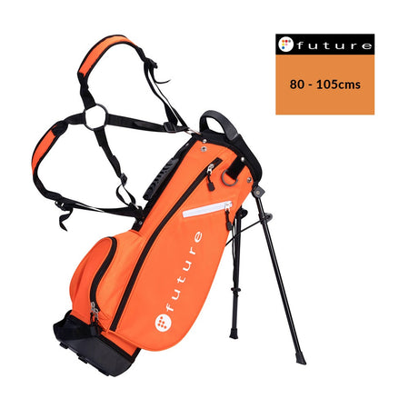 Future Junior Golf Bag with Stand & 4-Way Divider - 4-6 Years 80-105cm - Orange