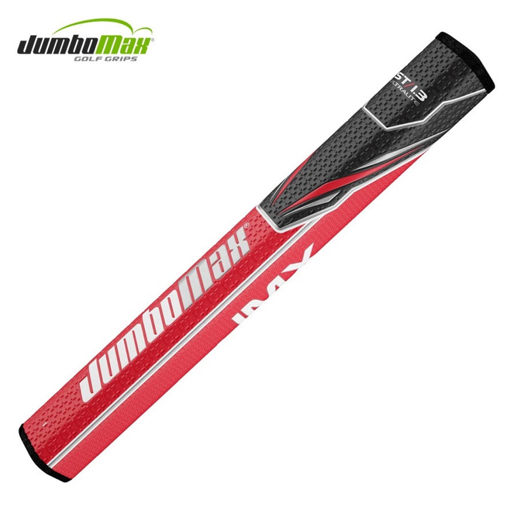 JumboMax ST1.3 Putter Grip - Red/Black