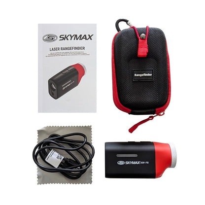 Skymax SX-75 Mini Laser Golf Rangefinder - with protective case and charging cable