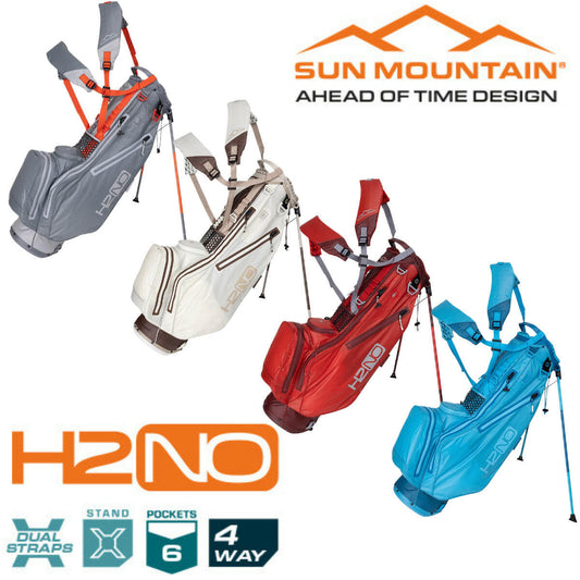 Sun Mountain H2NO Lite Speed Waterproof Golf Carry Stand Bag