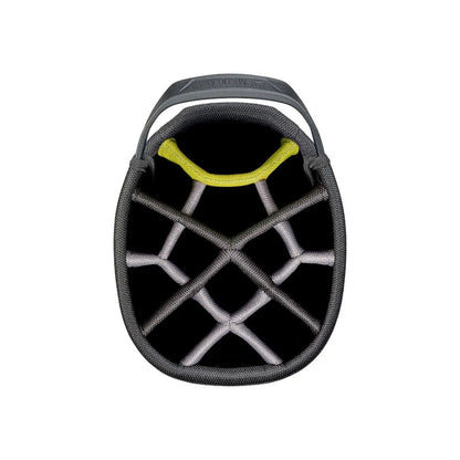 Motocaddy Lite Series 2026 golf trolley bag Black/Lime 14-way divider