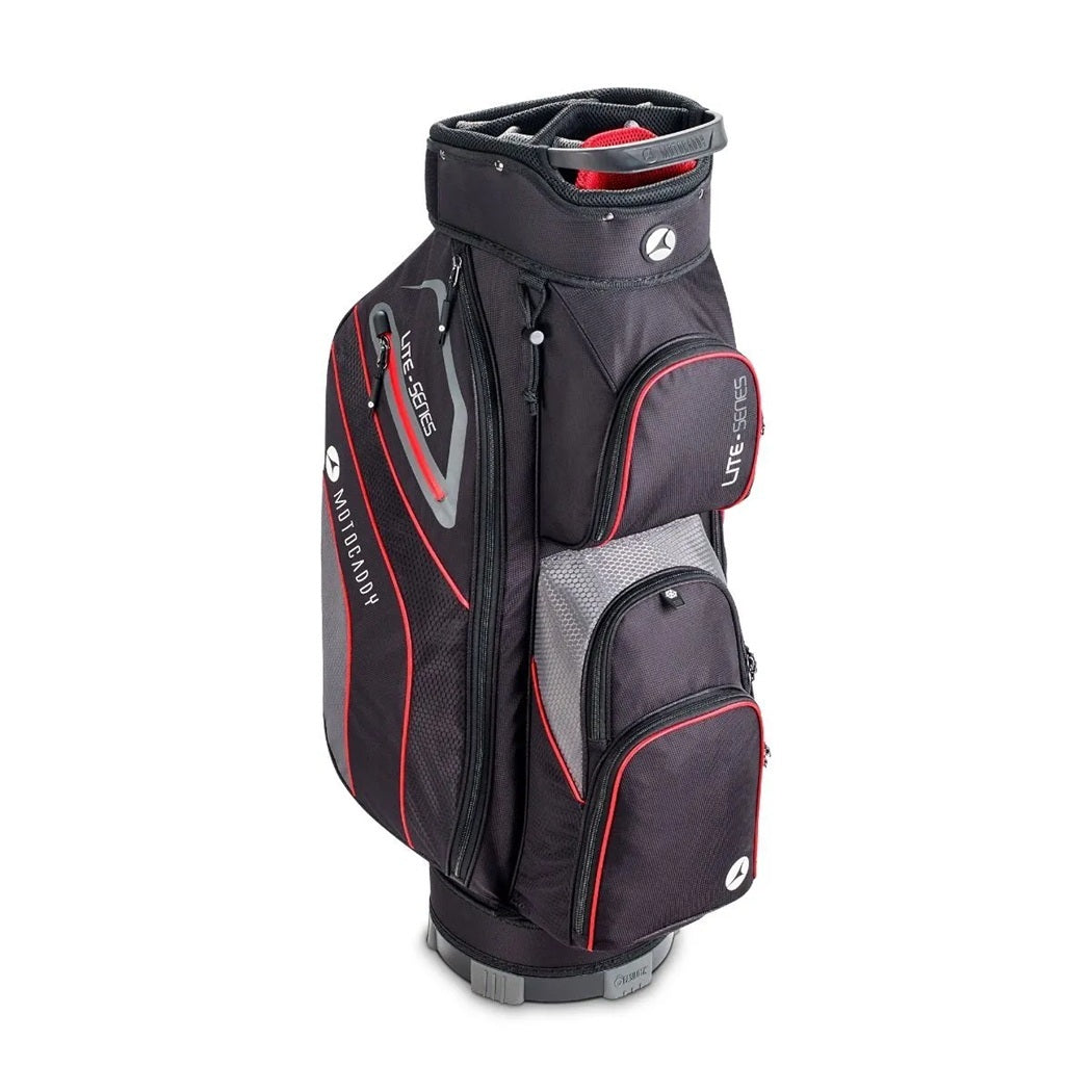 Motocaddy Lite Series 2026 golf trolley bag Black/Red
