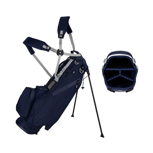 Sun Mountain H2NO LiteSpeed Waterproof 4-Way Stand Bag (No Logo) - Navy 