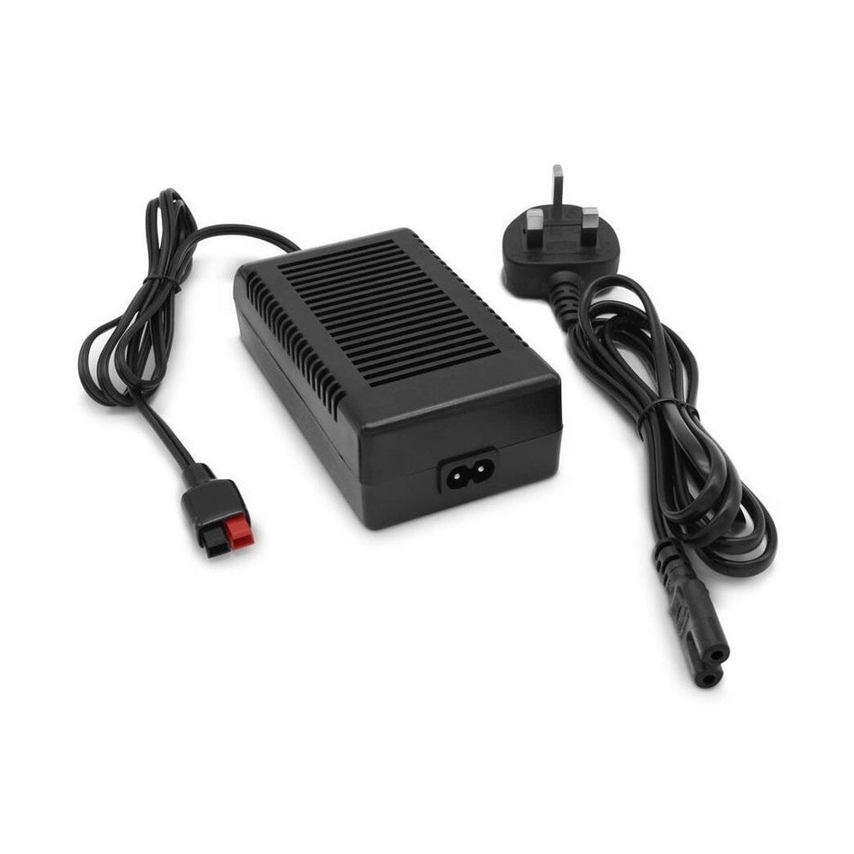 Charger with Black / Red connection and UK 3 Pin plug power lead