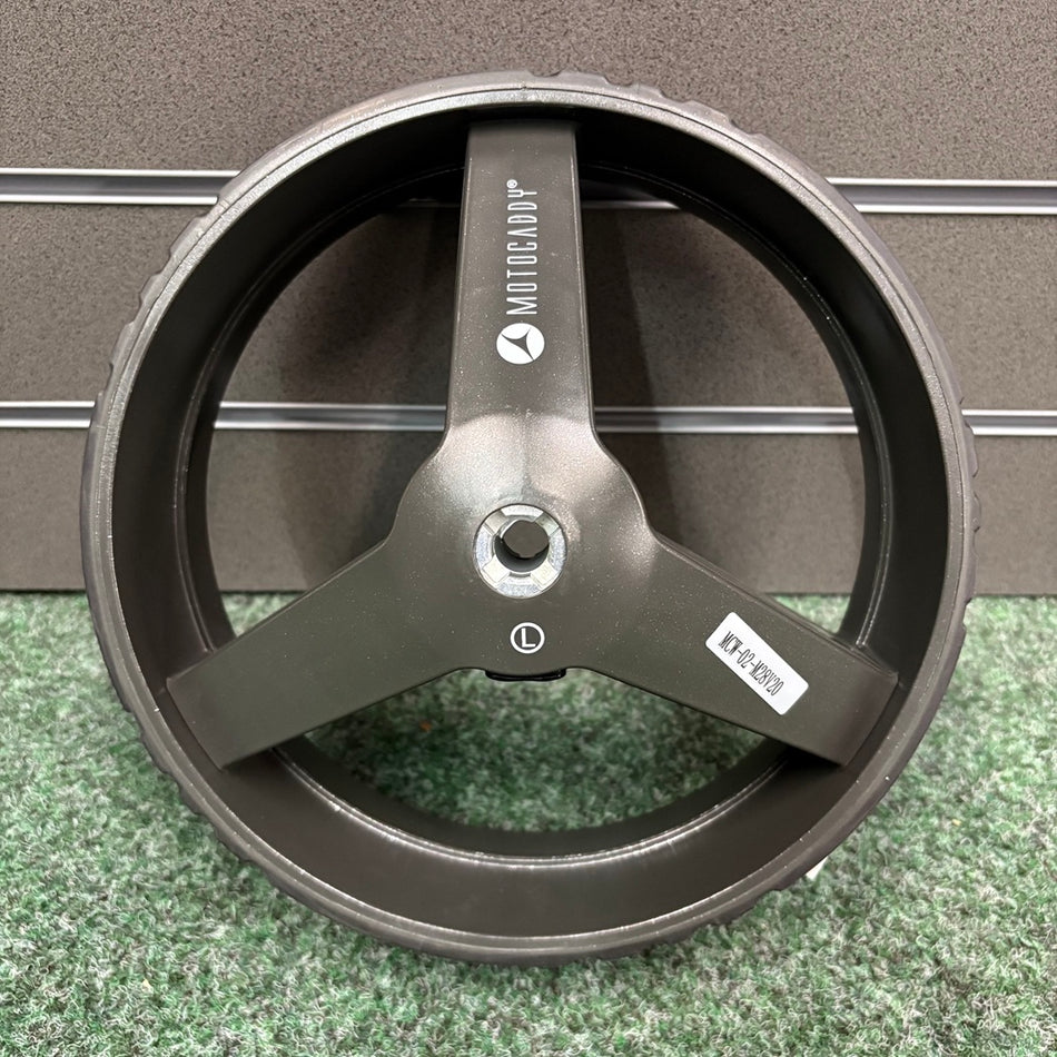 Motocaddy M1 M3 M5 28V 2020 Replacement Rear Wheels - Graphite - left wheel