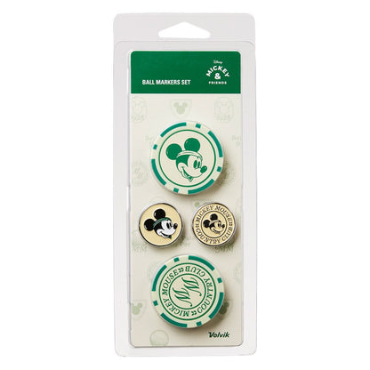 Volvik Disney Mickey Mouse Golf Ball Marker Gift Set – 4 Pack