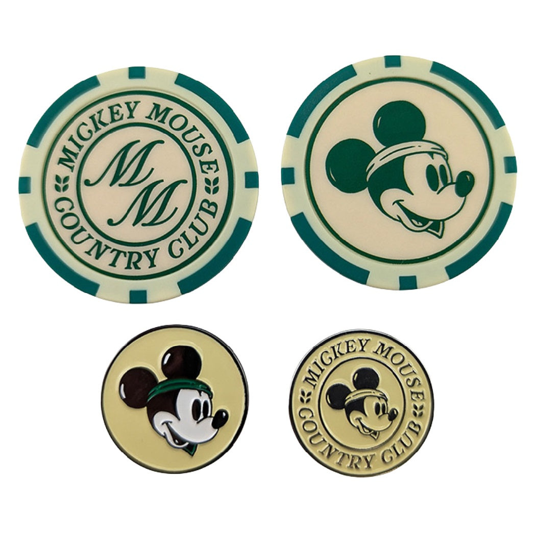 Volvik Disney Mickey Mouse Golf Ball Marker Gift Set – 4 Pack (two large and two regular)
