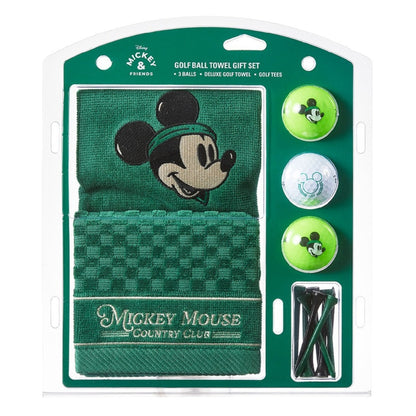 Volvik Disney Mickey Mouse Golf Ball, Towel & Tee Gift Set