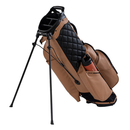 Sun Mountain Matchplay 4-Way Duravinyl Stand/Carry Golf Bag - Clay/Black - standing (flask not included)