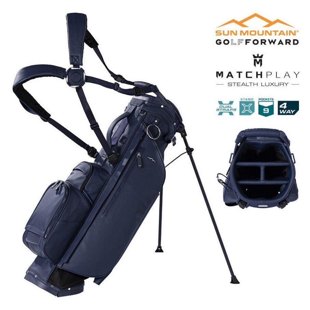 Sun Mountain Matchplay 4-Way Carry/Stand Bag - Navy - features