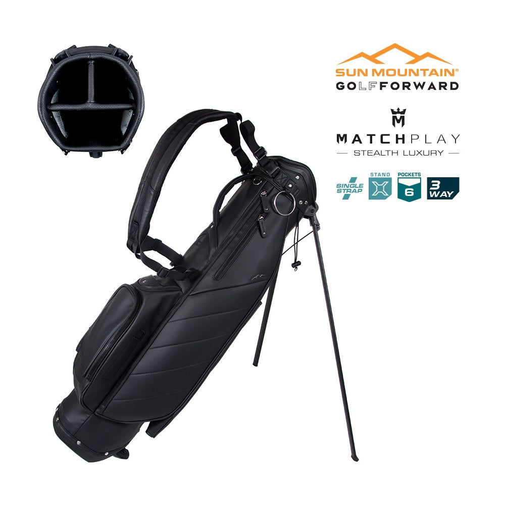 Sun Mountain Matchplay Swift Sunday Carry/Stand Bag - Black