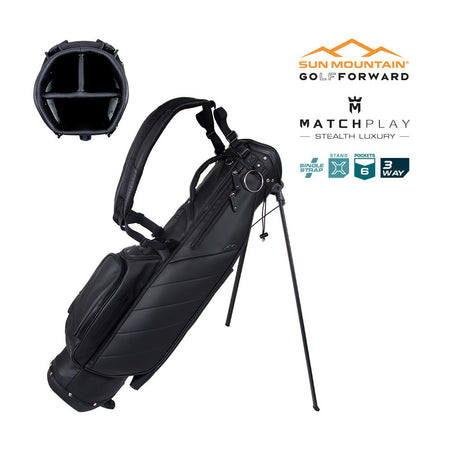 Sun Mountain Matchplay Swift Sunday Carry/Stand Bag - Black