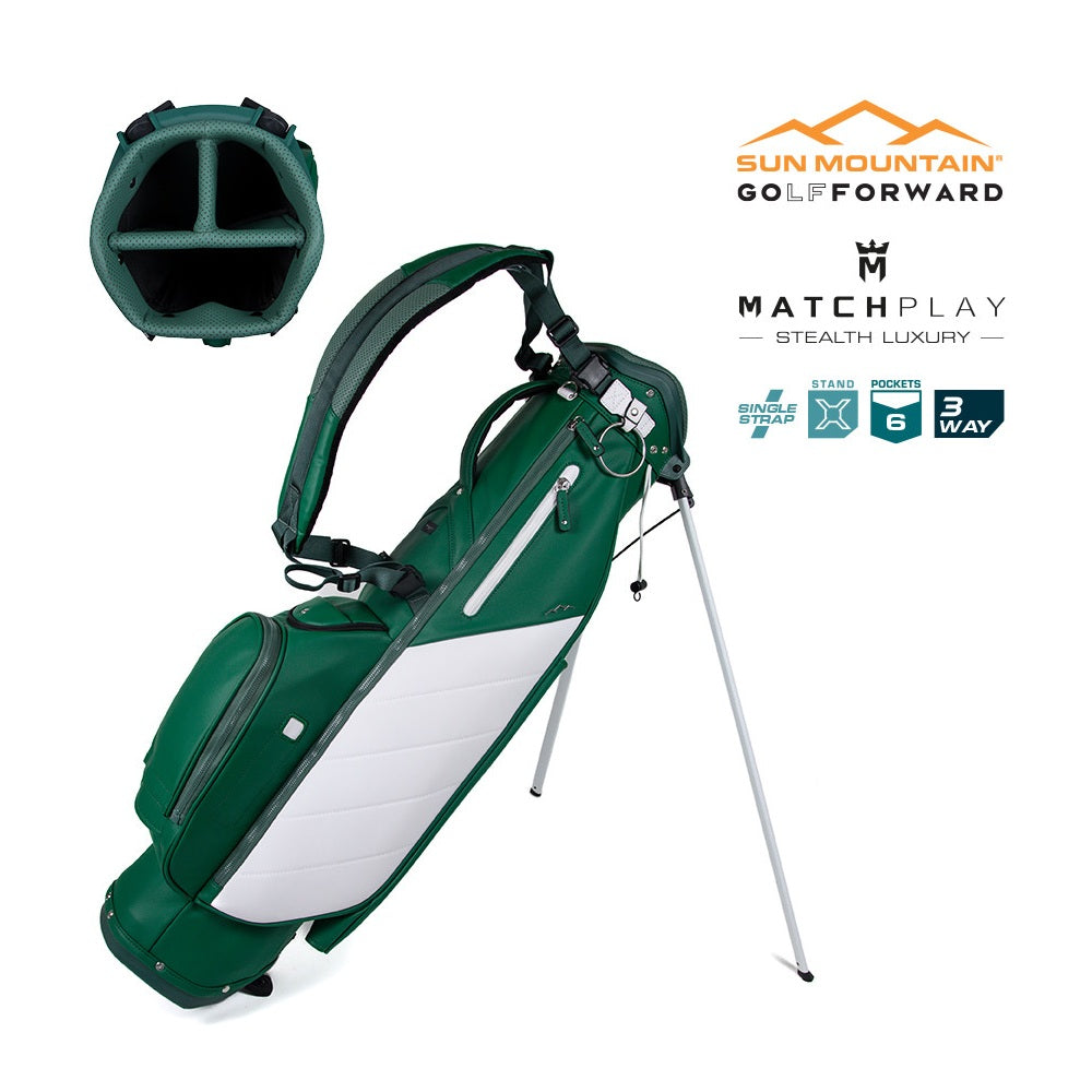 Sun Mountain Matchplay Swift Sunday Carry/Stand Bag - Green/WhiteFairway