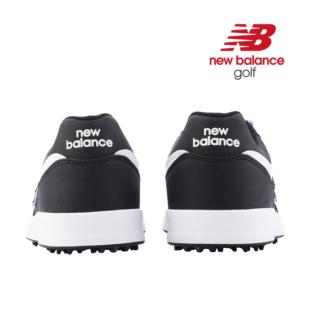 New Balance Men`s 480 SL Spikeless Golf Shoes - Black/White - back view
