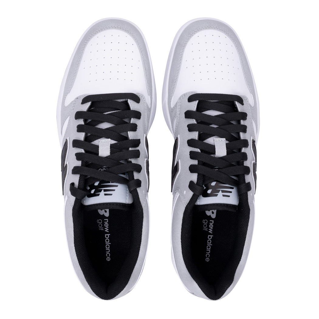 New Balance Men`s 480 SL Spikeless Golf Shoes - Light Grey - overhead view