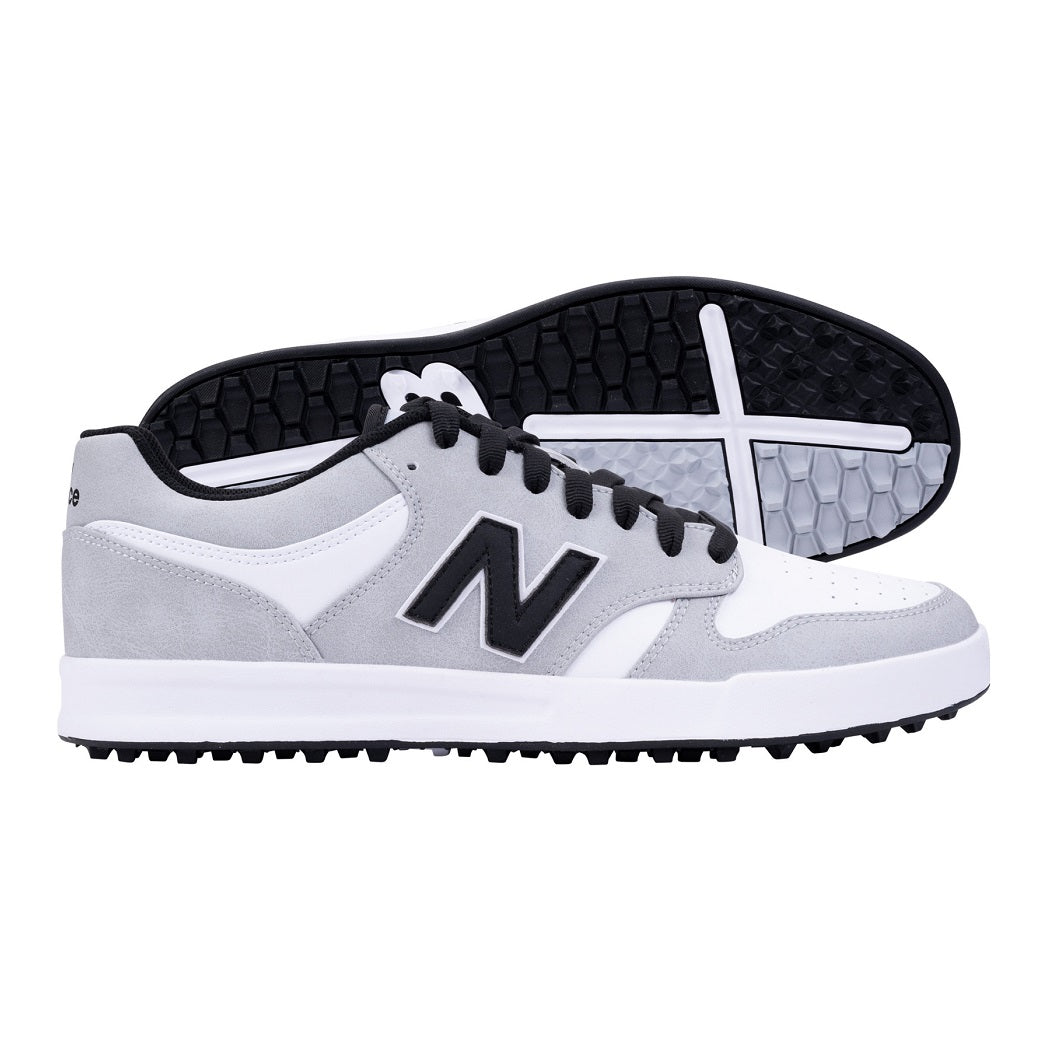 New Balance Men`s 480 SL Spikeless Golf Shoes - Light Grey - side view