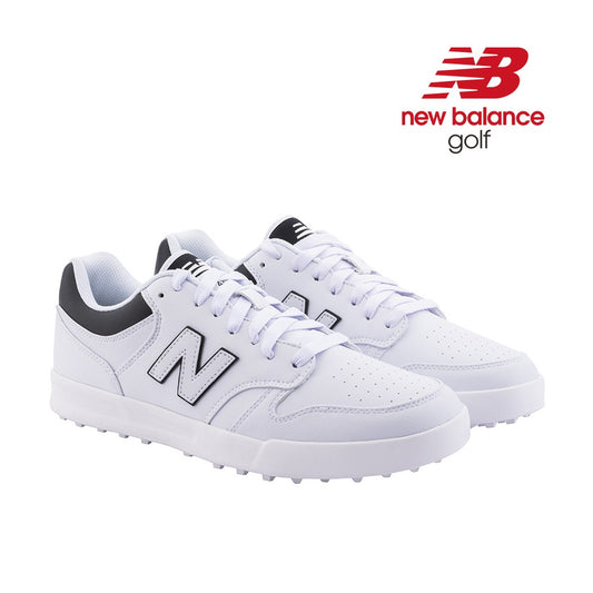 New Balance Men`s 480 SL Spikeless Golf Shoes - White - front view