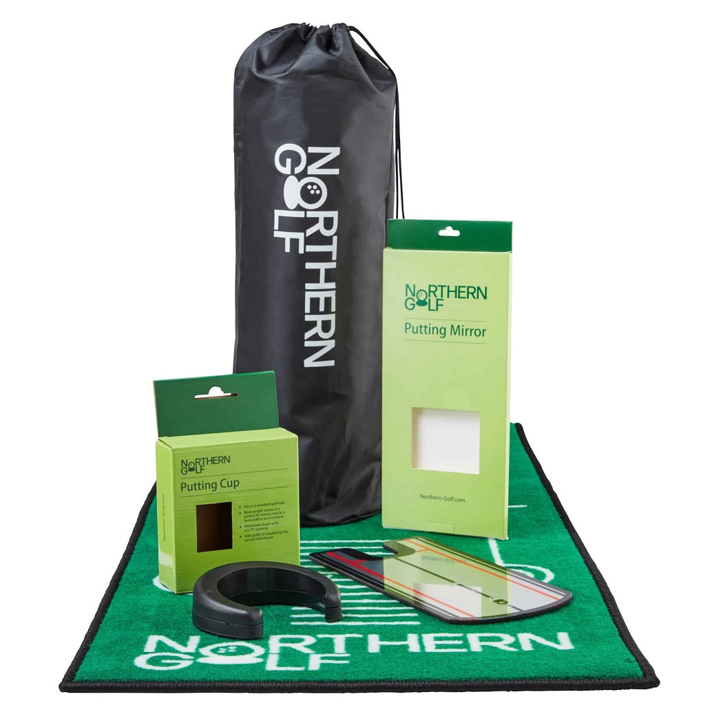 Northern Golf Putting Mat Package - included items
