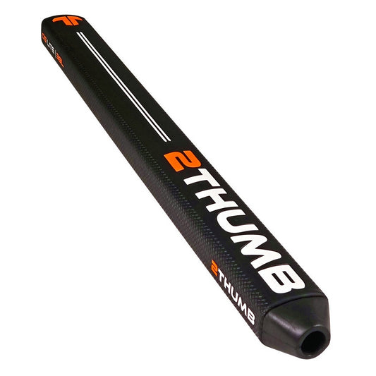2Thumb Golf Putter Grip - OG Lite 39 Long 17inch - Black +FREE Tape