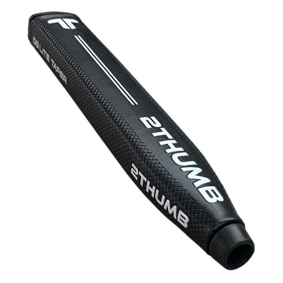 2Thumb OG Taper 43 Lite Putter Grip - Black 