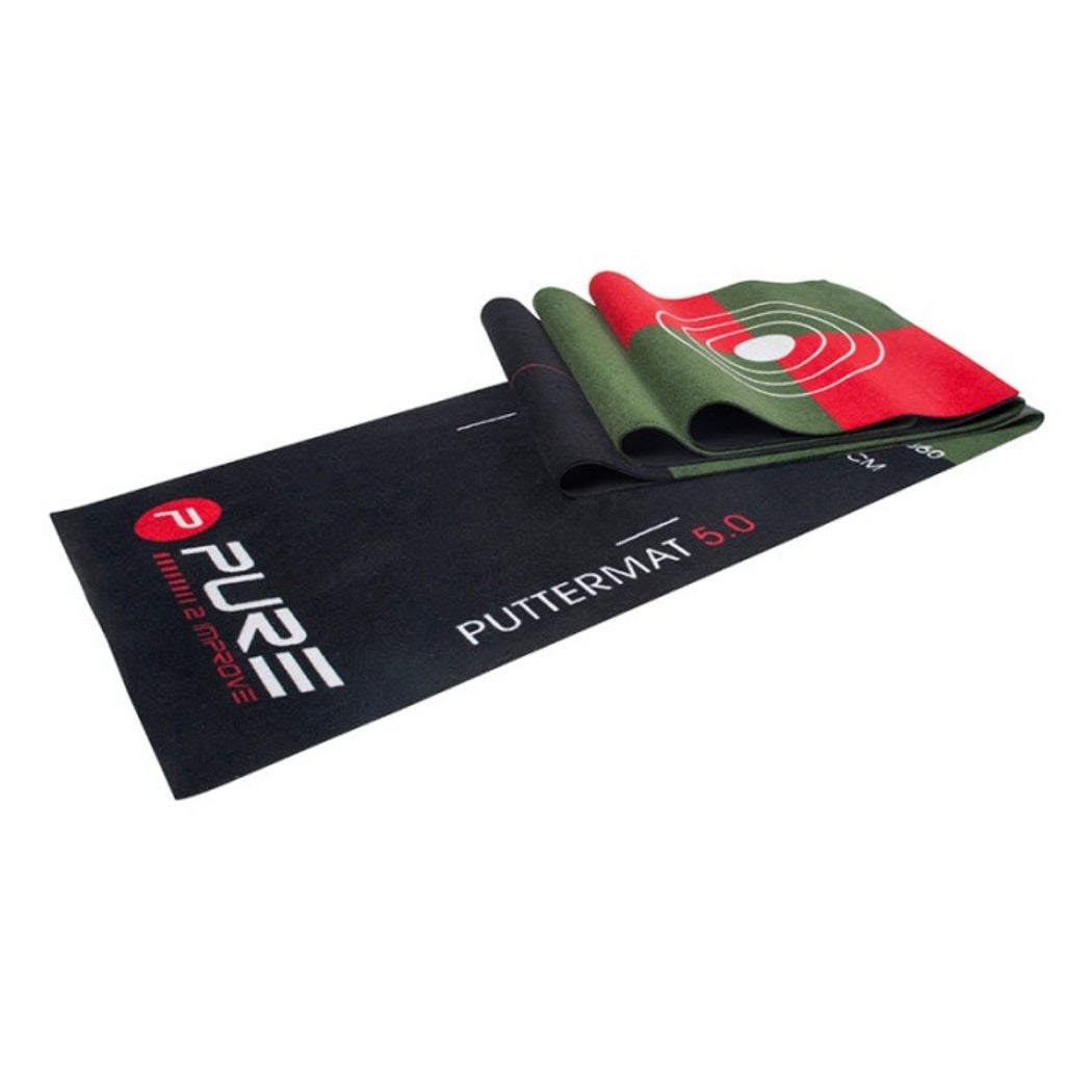 Pure2Improve Golf Putting Mat 5.0 (500x65cm) - folded