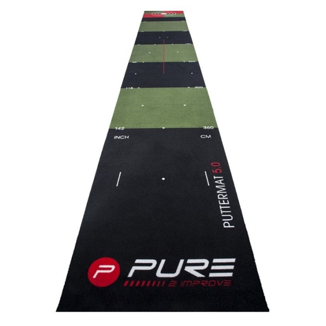 Pure2Improve Golf Putting Mat 5.0 (500x65cm) - rolled out