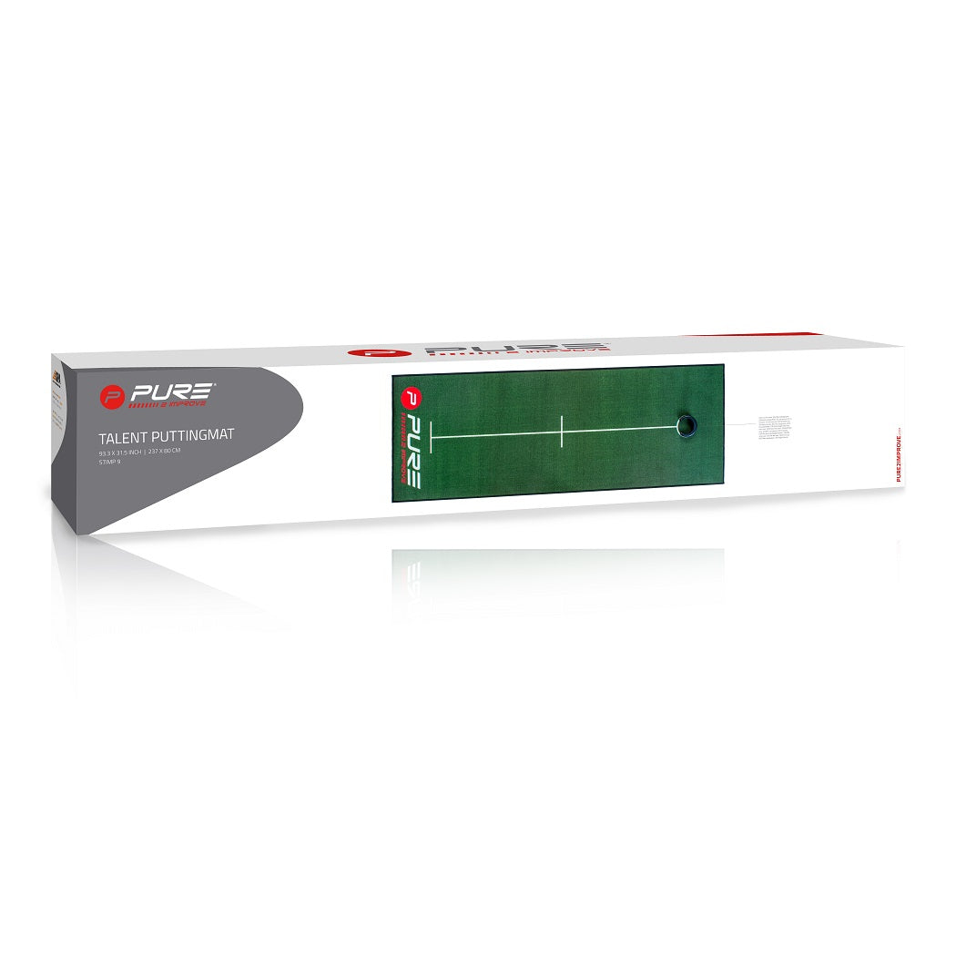 Pure2Improve Talent Golf Putting Mat (237x80cm) - packaging image