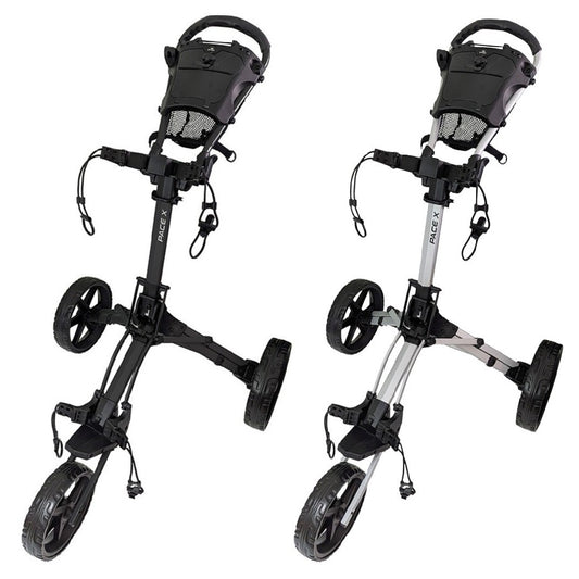 Skymax PACE X Golf Trolley - 3 Wheel Push Cart Trolley - all colours