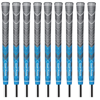 Golf Pride MCC Plus4 Jumbo Golf Grip Blue/Charcoal – Free Grip Tape