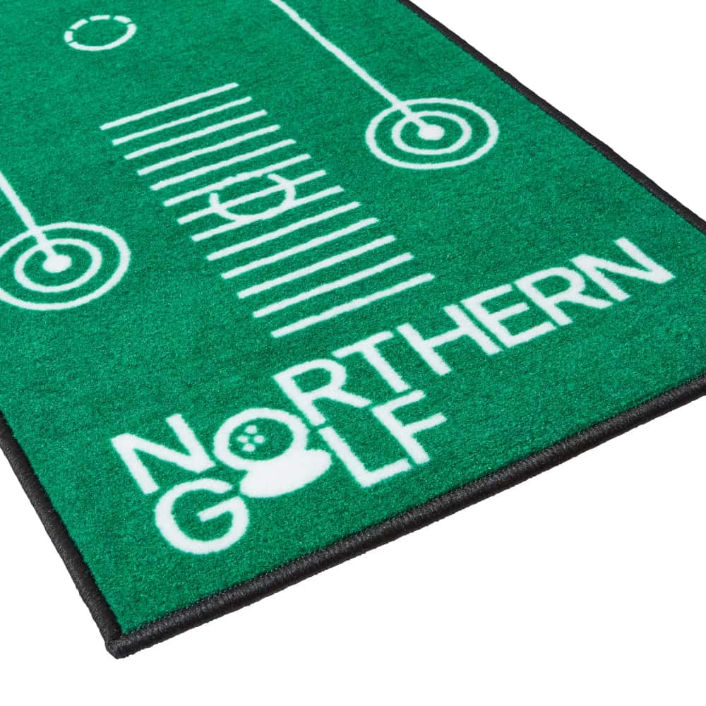 Northern Golf Deluxe Putting Mat - printed targets