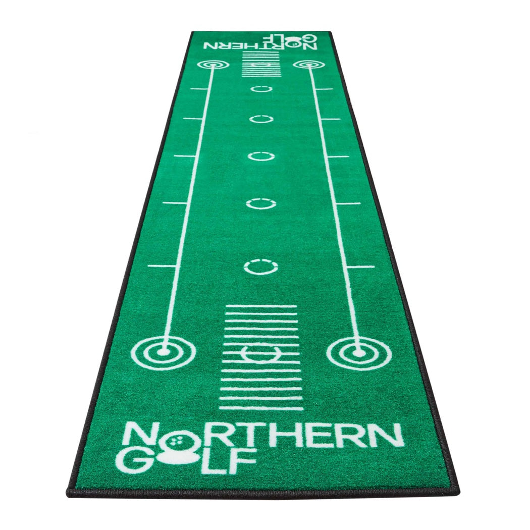 Northern Golf Putting Mat - with printed markings