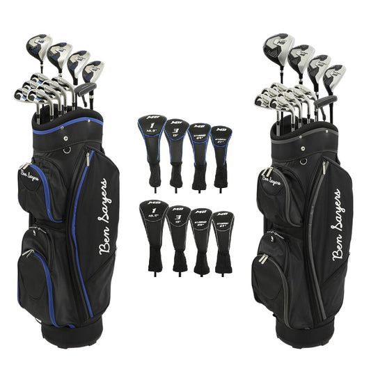 Ben Sayers M8 Men`s Golf Club Package Set with Cart Bag