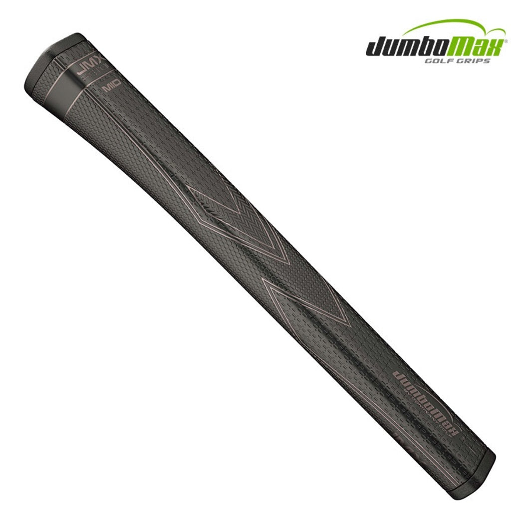 JumboMax Pistol Mid Putter Grip - Black/Black