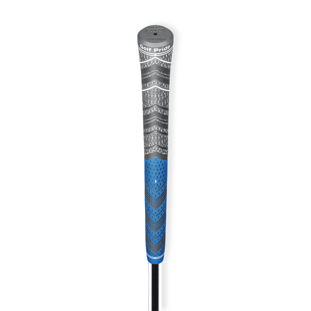 Golf Pride MCC Plus4 Jumbo Golf Grip Blue/Charcoal – Free Grip Tape
