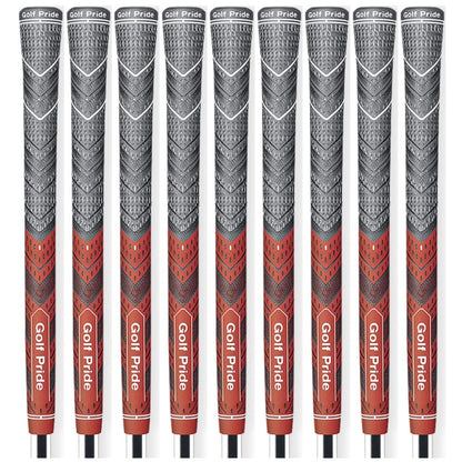 Golf Pride MCC Plus4 Jumbo Golf Grip Red/Charcoal – Free Grip Tape