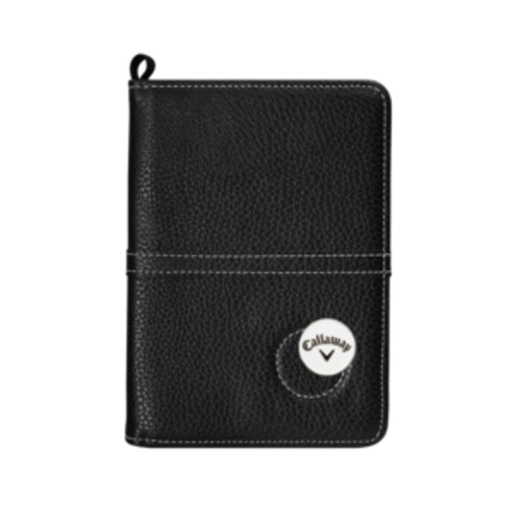 Callaway Premium Scorecard Holder - durable faux leather