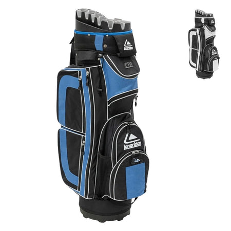 Longridge Pro Golf Cart Bag - available colours: Black/Navy and Black/White