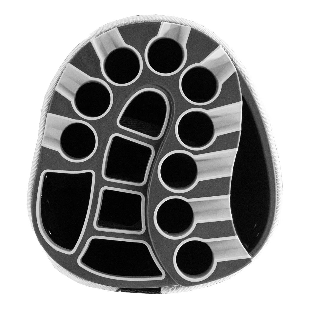Longridge Pro Golf Cart Bag - Black/Navy - 15-way divider top