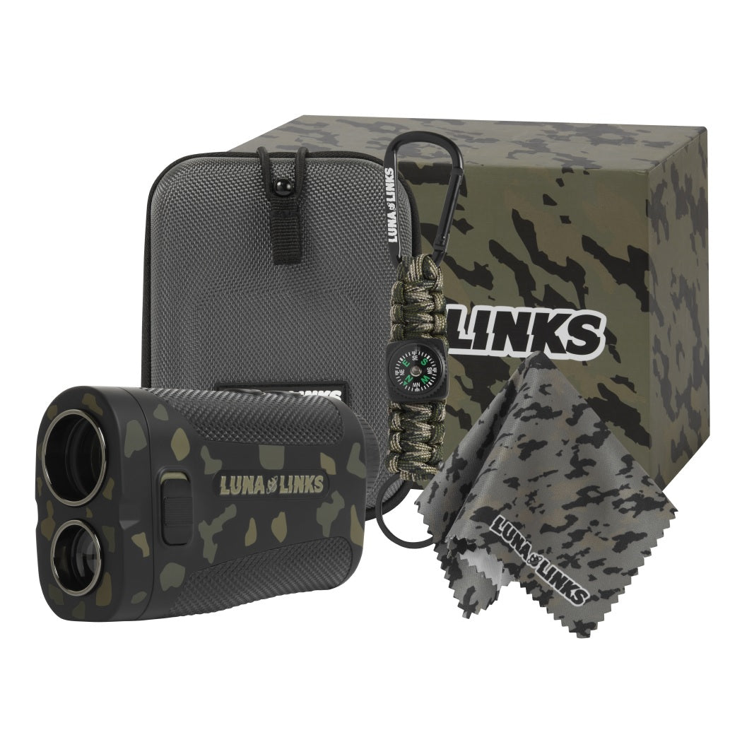 Luna Links Recon X Golf Rangefinder - Camo - included items