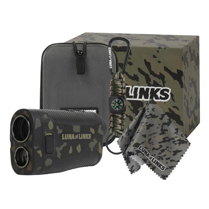 Luna Links Recon X Golf Rangefinder - Camo - included items