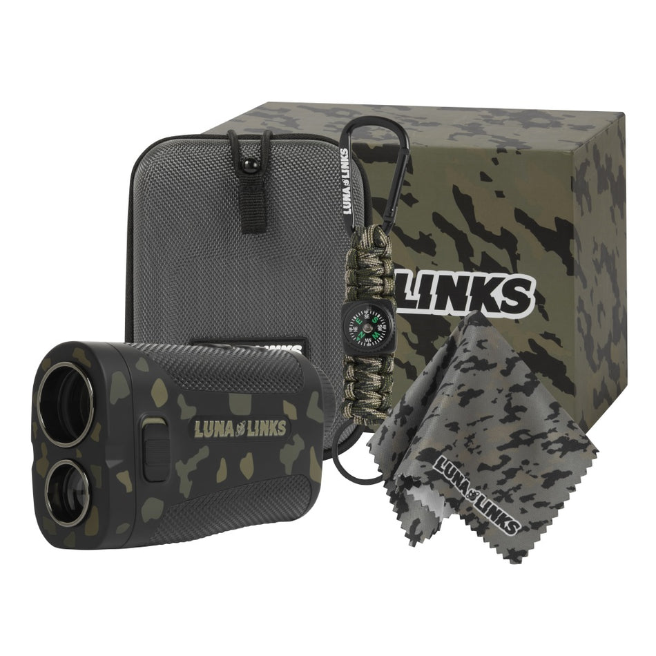 Luna Links Recon X Golf Rangefinder - Camo - included items