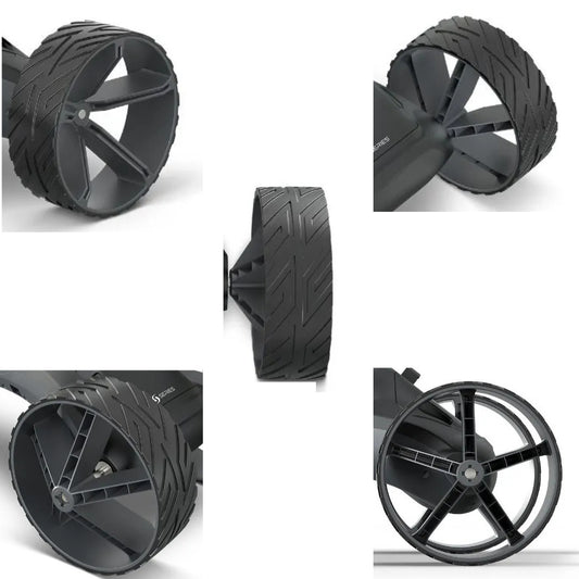 Motocaddy SE G2 2026 Replacement Rear Wheel - Graphite - various views