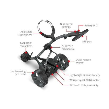 Motocaddy SE Electric Trolley Description