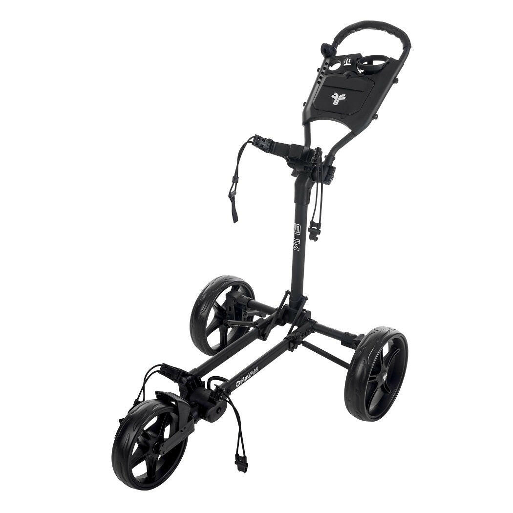 Fastfold`s Slim Golf Trolley - Charcoal/Black