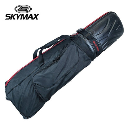 Skymax Deluxe Hard Top Golf Travel Cover - using wheels